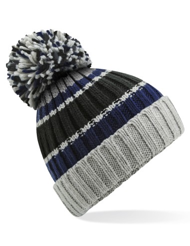 BEE-B392-Hygge Striped Beanie