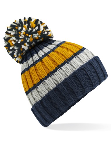 BEE-B392-Hygge Striped Beanie