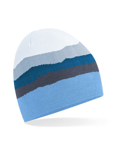 BEE-B394R-Mountain Peaks Pull-On Beanie