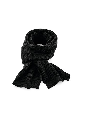 BEE-B424-Classic Waffle Knit Scarf