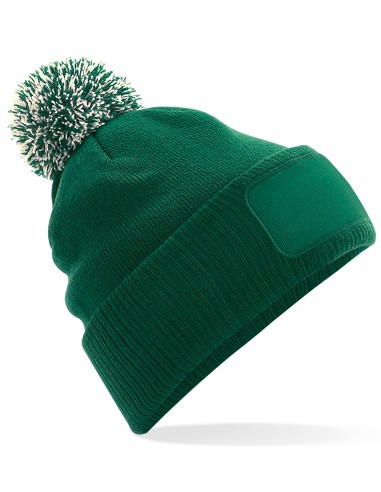 BEE-B443-Snowstar® Patch Beanie