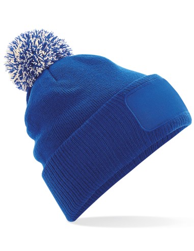 BEE-B443-Snowstar® Patch Beanie