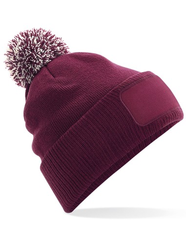 BEE-B443-Snowstar® Patch Beanie