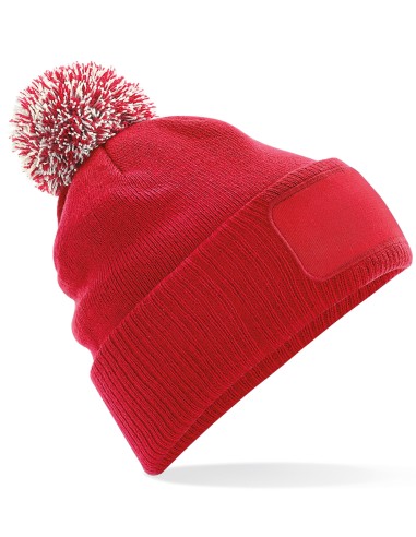 BEE-B443-Snowstar® Patch Beanie