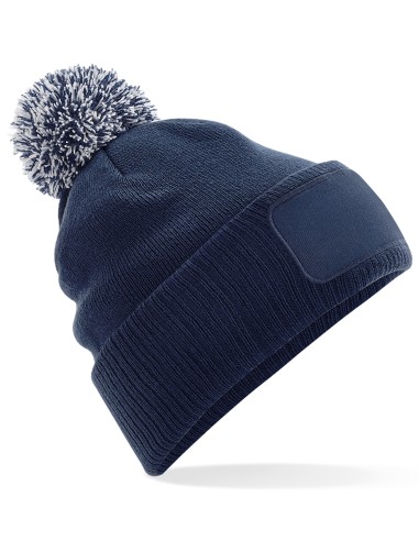 BEE-B443-Snowstar® Patch Beanie