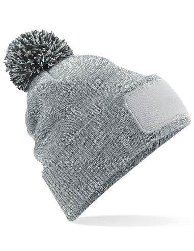 BEE-B443-Snowstar® Patch Beanie