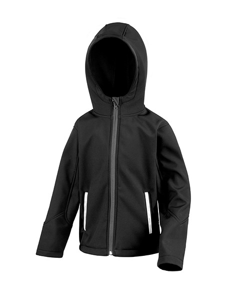 R-R224Y-Youth TX Performance Hooded Soft Shell Jacket