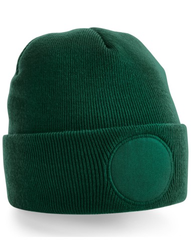 BEE-B446-Circular Patch Beanie
