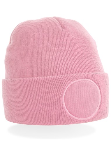 BEE-B446-Circular Patch Beanie