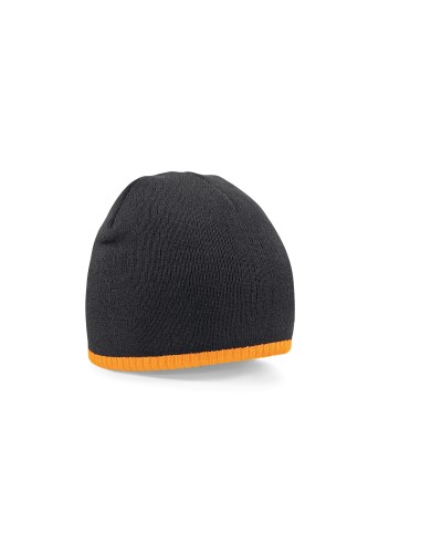 BEE-B44C-Two-Tone Pull-On Beanie