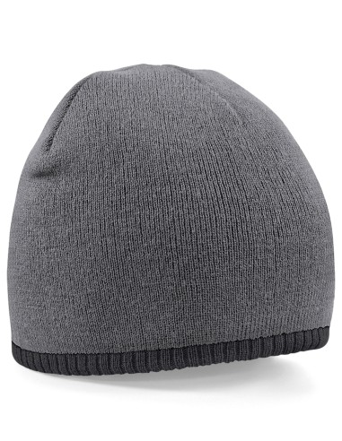 BEE-B44C-Two-Tone Pull-On Beanie