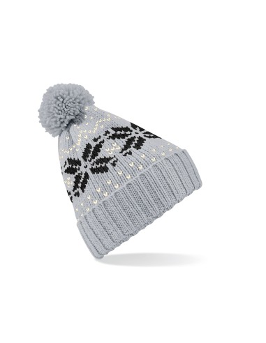 BEE-B456-Fair Isle Snowstar® Beanie