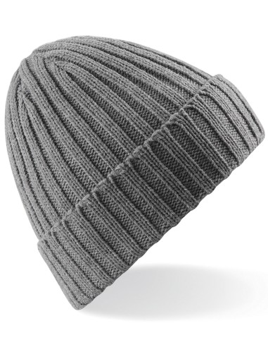 BEE-B465-Chunky Ribbed Beanie