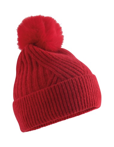 BEE-B529-Snow Luxe Beanie