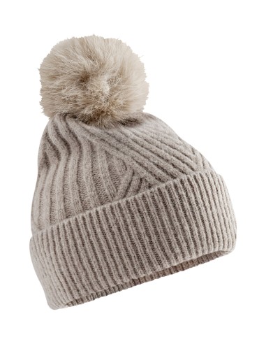 BEE-B529-Snow Luxe Beanie