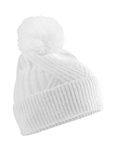 BEE-B529-Snow Luxe Beanie