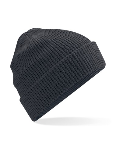 BEE-B52N-Organic Cotton Waffle Beanie
