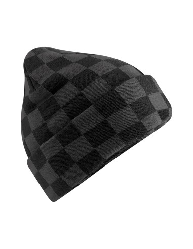 BEE-B531-Checkerboard Beanie