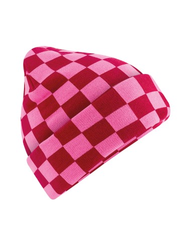 BEE-B531-Checkerboard Beanie
