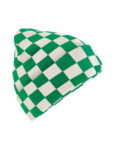 BEE-B531-Checkerboard Beanie