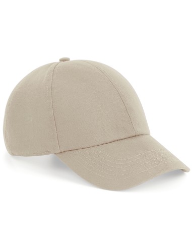 BEE-B54-Casquette à 6 panneaux en coton biologique