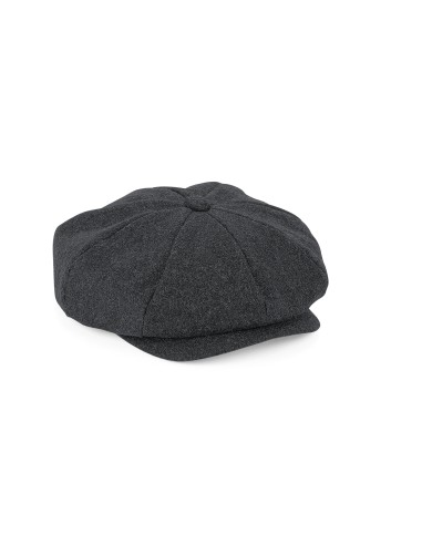 BEE-B629-Melton Wool Baker Boy Cap