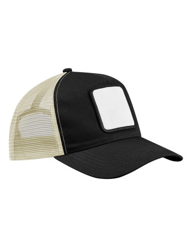 BEE-B636-Appliqué Patch 5 Panel Trucker