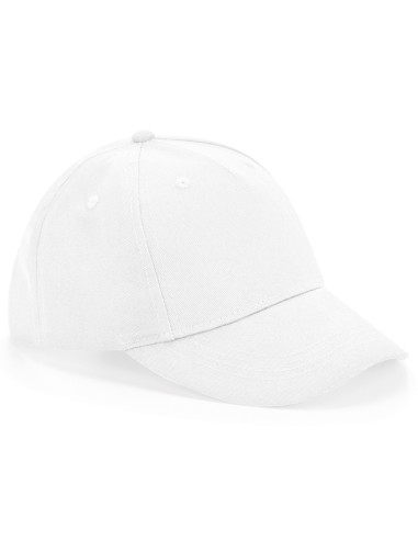 BEE-B63NB-Junior Organic Cotton 5 Panel Cap