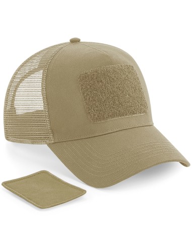 BEE-B641-Removable Patch Snapback Trucker