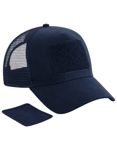 BEE-B641-Removable Patch Snapback Trucker