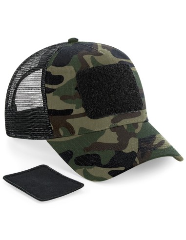 BEE-B641-Removable Patch Snapback Trucker