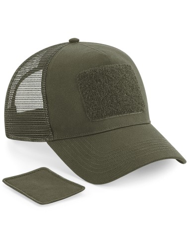 BEE-B641-Removable Patch Snapback Trucker