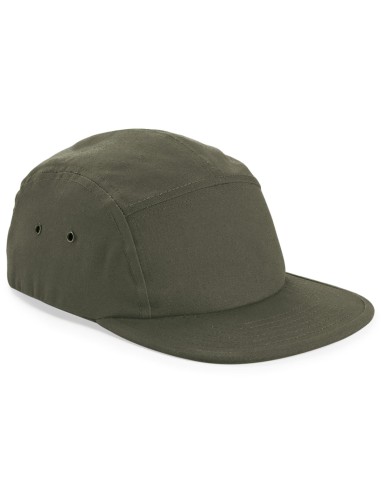 BEE-B654-Canvas 5 Panel Camper Cap