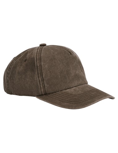 BEE-B657-Relaxed 5 Panel Vintage Cap
