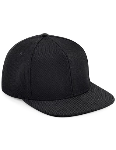 BEE-B661-Original Flat Peak 6 Panel Snapback Cap