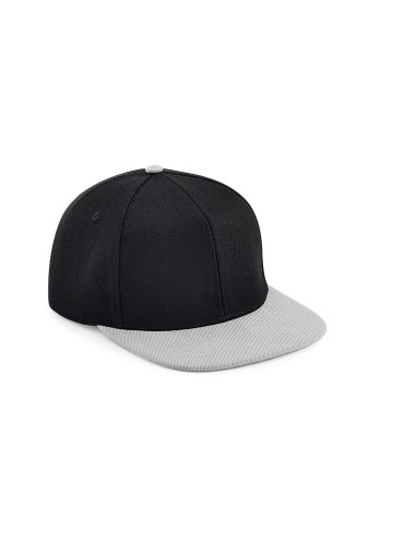 BEE-B661-Original Flat Peak 6 Panel Snapback Cap