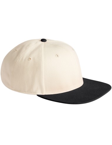 BEE-B662-Contrast Flat Peak 6 Panel Cap