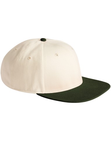 BEE-B662-Contrast Flat Peak 6 Panel Cap