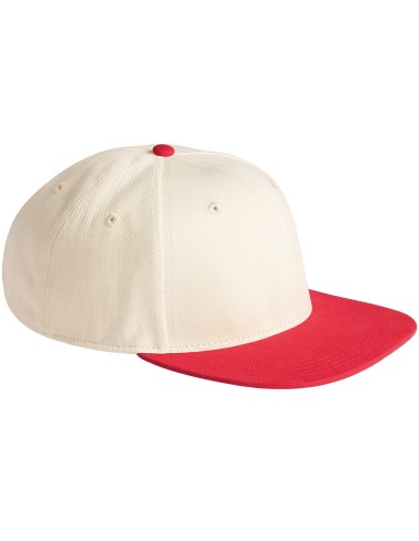 BEE-B662-Contrast Flat Peak 6 Panel Cap