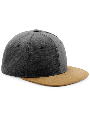 BEE-B668-Suede Peak Snapback