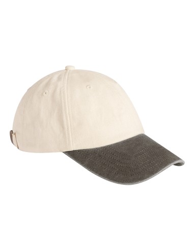 BEE-B673-Contrast Peak Low Profile Vintage Cap