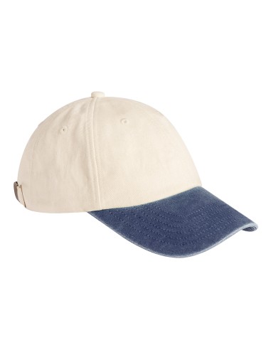 BEE-B673-Contrast Peak Low Profile Vintage Cap