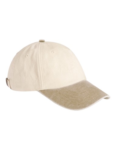 BEE-B673-Contrast Peak Low Profile Vintage Cap