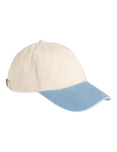 BEE-B673-Contrast Peak Low Profile Vintage Cap