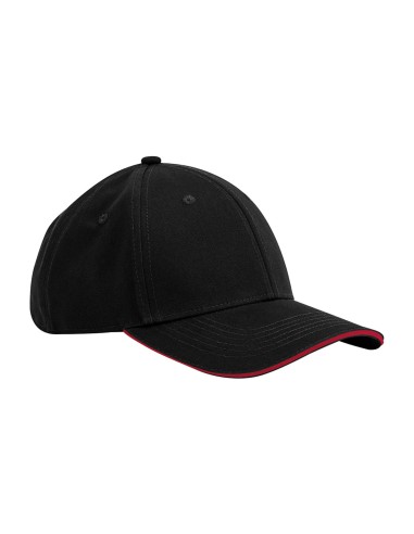 BEE-B820C-EarthAware® Classic Organic Cotton 6 Panel Cap - Sandwich Peak