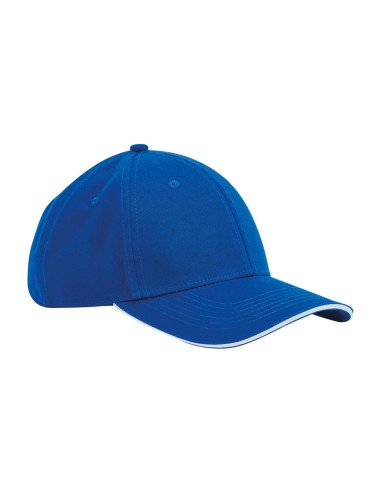 BEE-B820C-EarthAware® Classic Organic Cotton 6 Panel Cap - Sandwich Peak