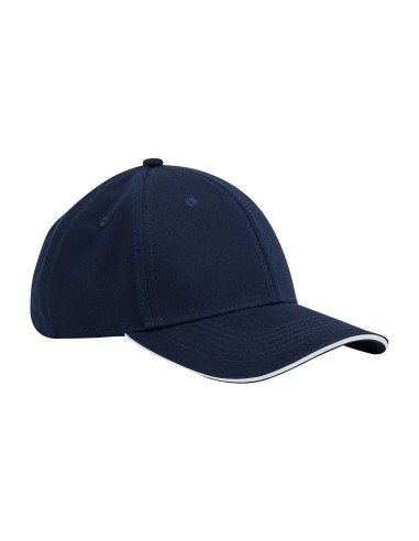 BEE-B820C-EarthAware® Classic Organic Cotton 6 Panel Cap - Sandwich Peak