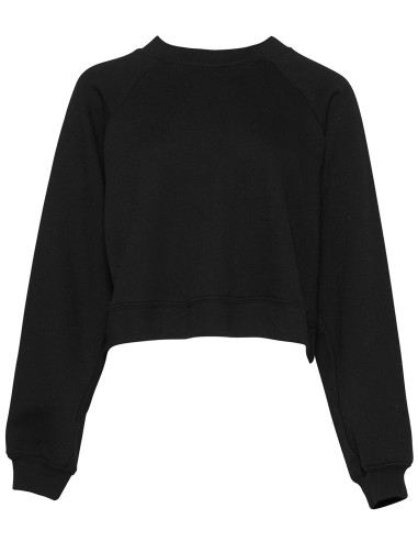 BEL-7505-Sweat-shirt col rond femme avec manches raglan