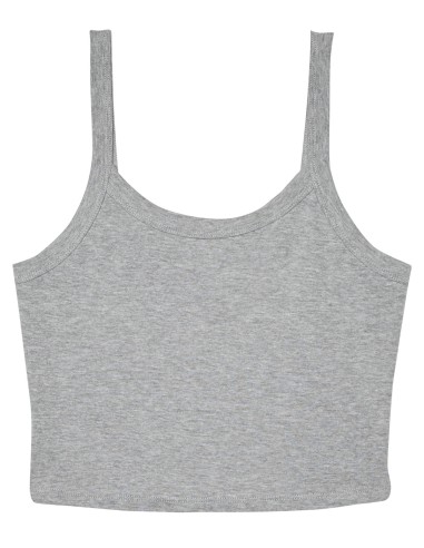 BEL-1012-Womens Micro Rib Spaghetti Strap Tank