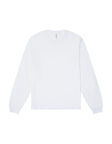 BEL-3511-Tee-shirt unisexe à manches longues et boxy épais